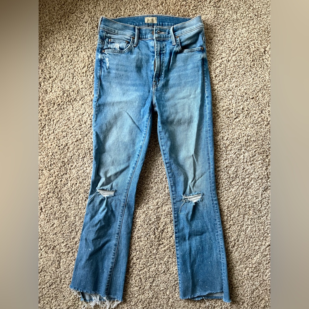 Mother Insider Crop Step Fray size 27